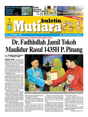 cover image of Buletin Mutiara 16-31 Jan 2014
